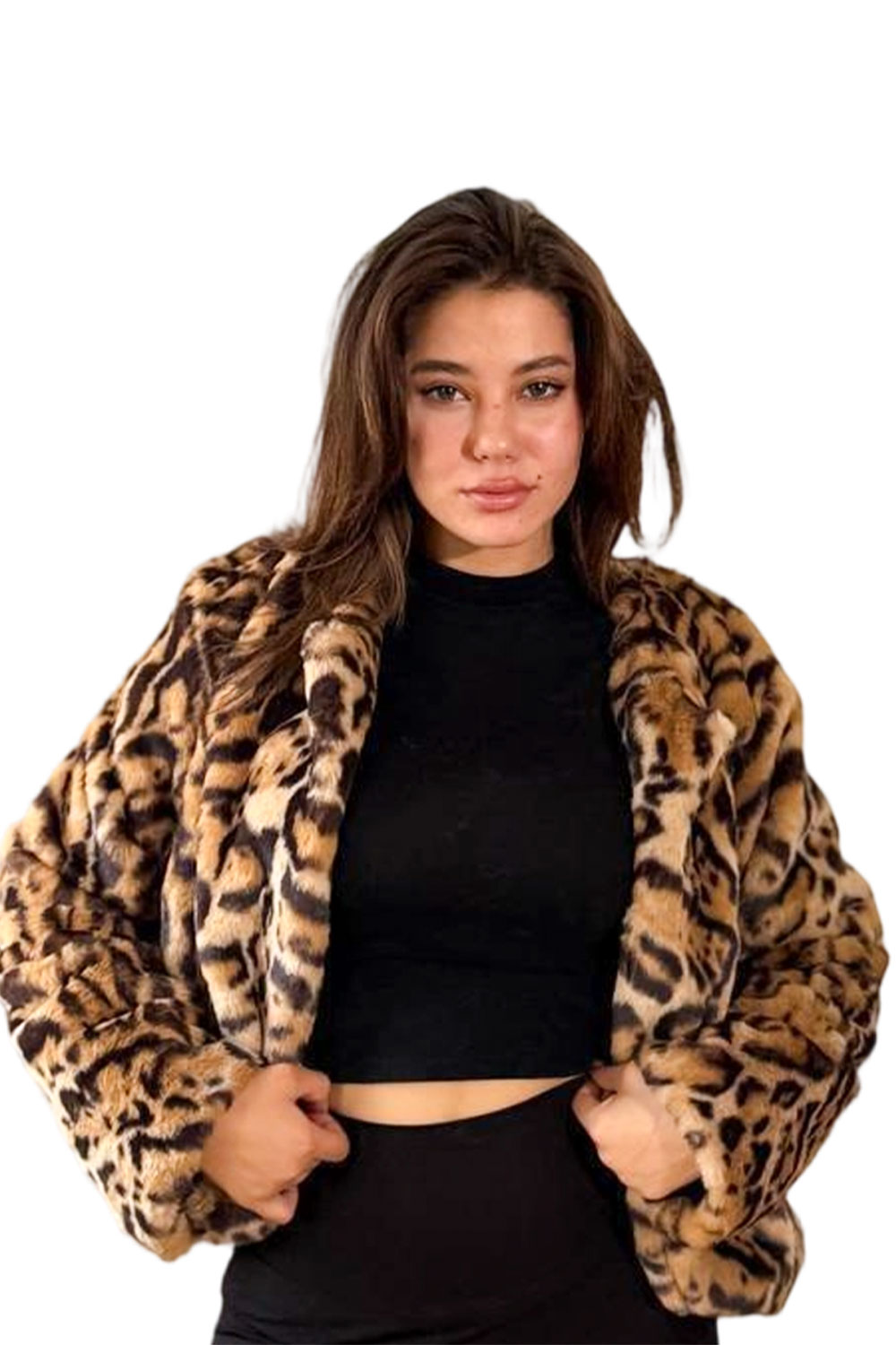 جاكيت فرو طباعة تايجر