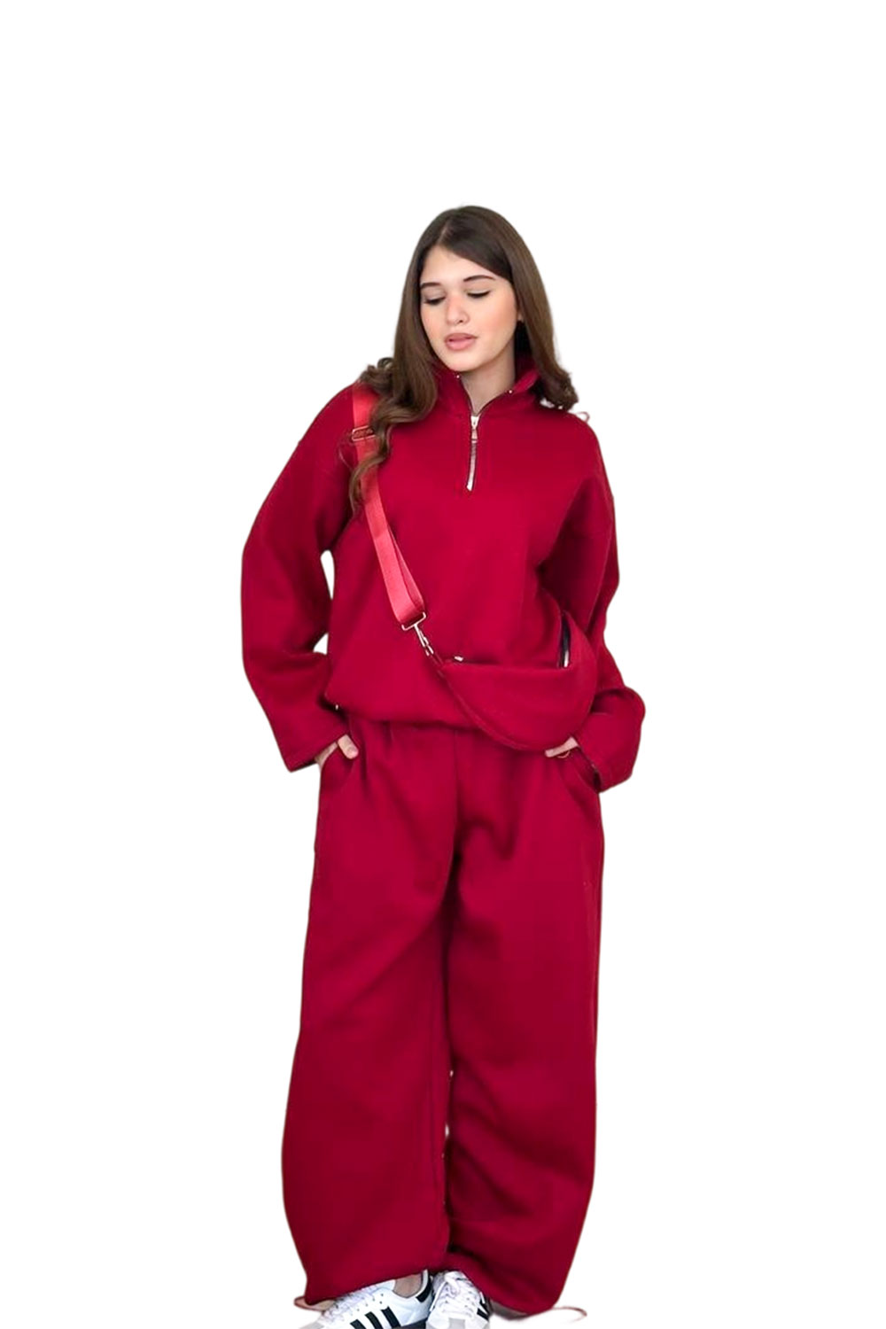 سوت ميلتون قطن سادة 3 قطع - الصورة 5