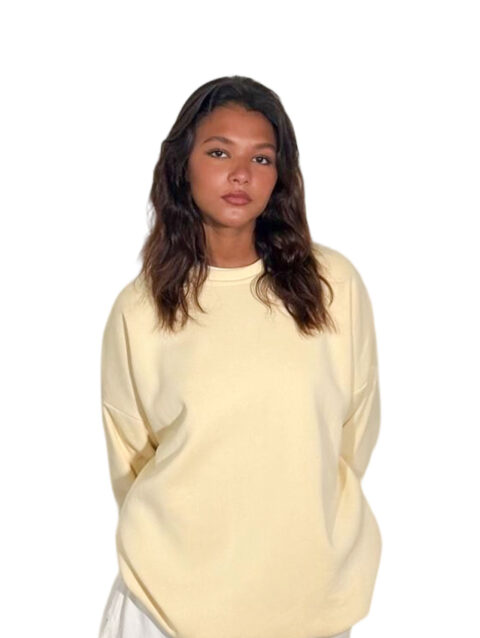 سويت شيرت ساده برقبة مستديرة