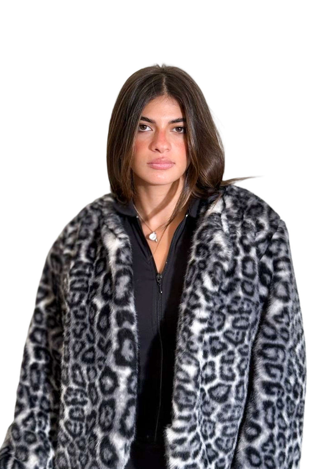 جاكيت فرو طباعة تايجر - الصورة 2