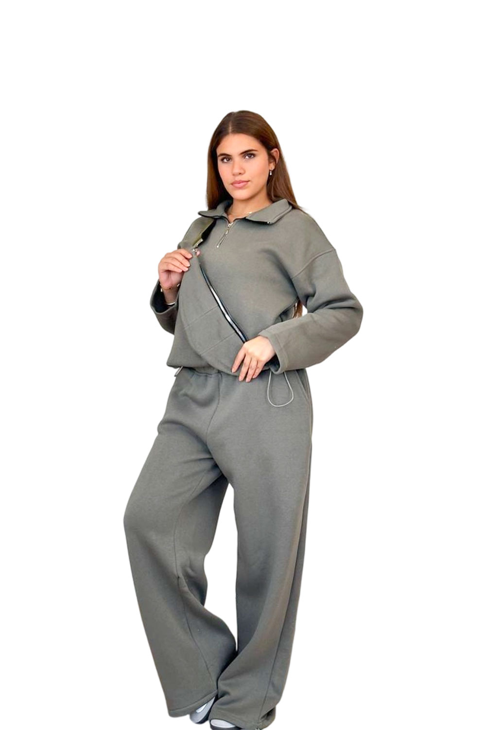 سوت ميلتون قطن سادة 3 قطع - الصورة 3