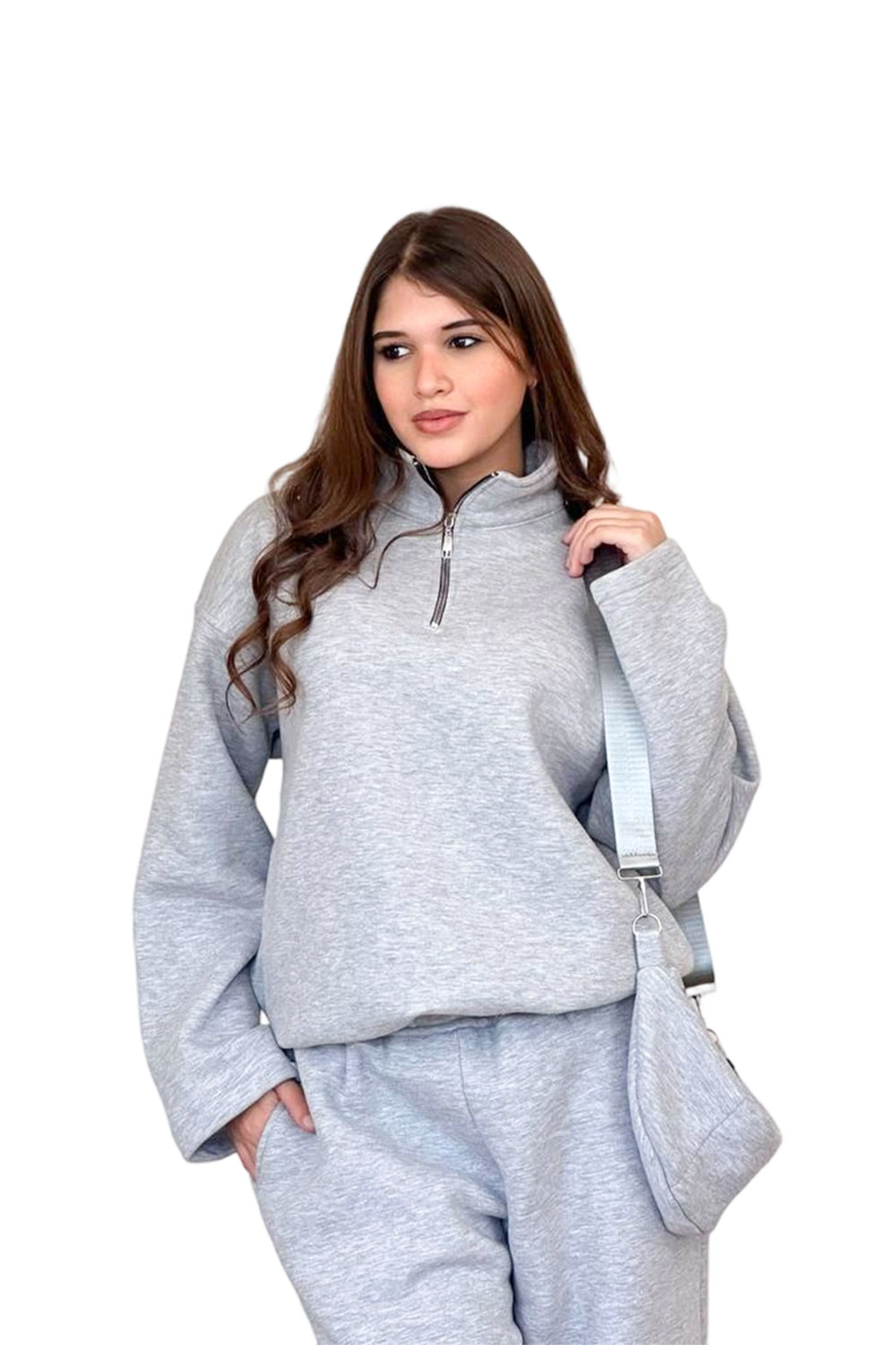 سوت ميلتون قطن سادة 3 قطع - الصورة 2