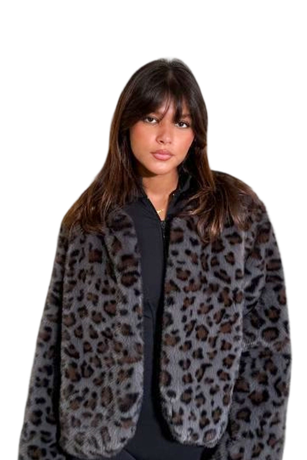 جاكيت فرو طباعة تايجر - الصورة 3