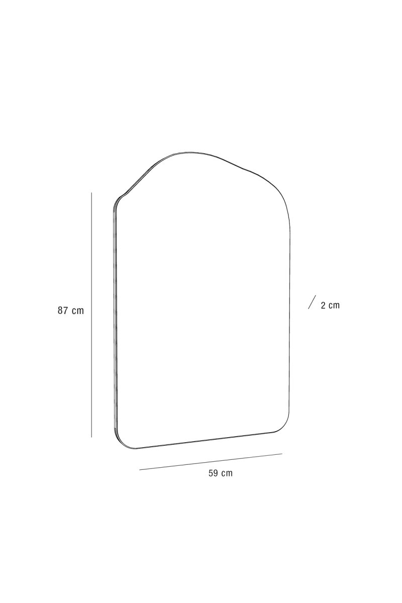 IRREGULAR WALL MIRROR 90 - Image 8
